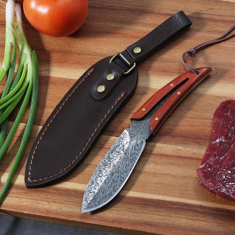 Stainless Steel Kitchen Boning Knife Fishing Knife Meat Cleaver Fruit Knife Outdoor Cooking Knife