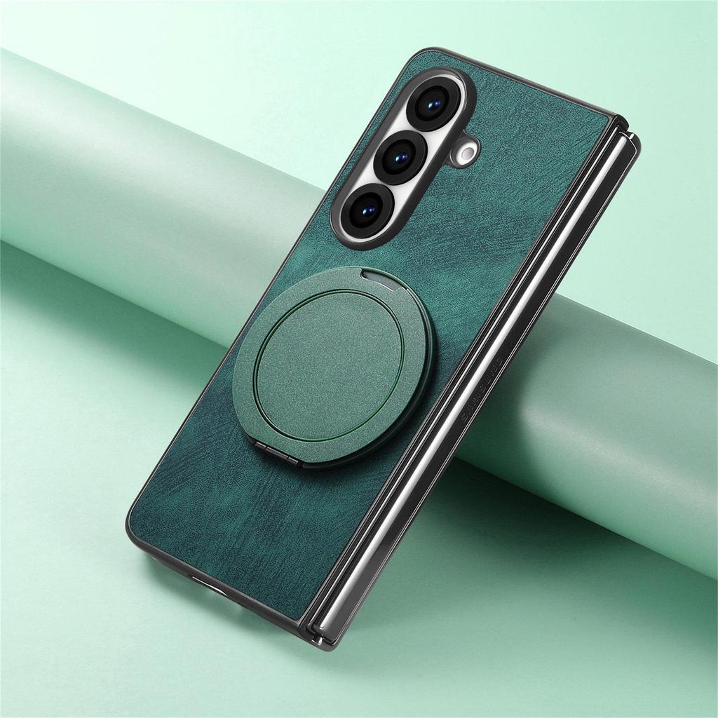 Skórzany portfel etui Galaxy Z Fold6 z miejscem na karty dla Samsung Z Fold7 - Wielofunkcyjne składane etui ochronne