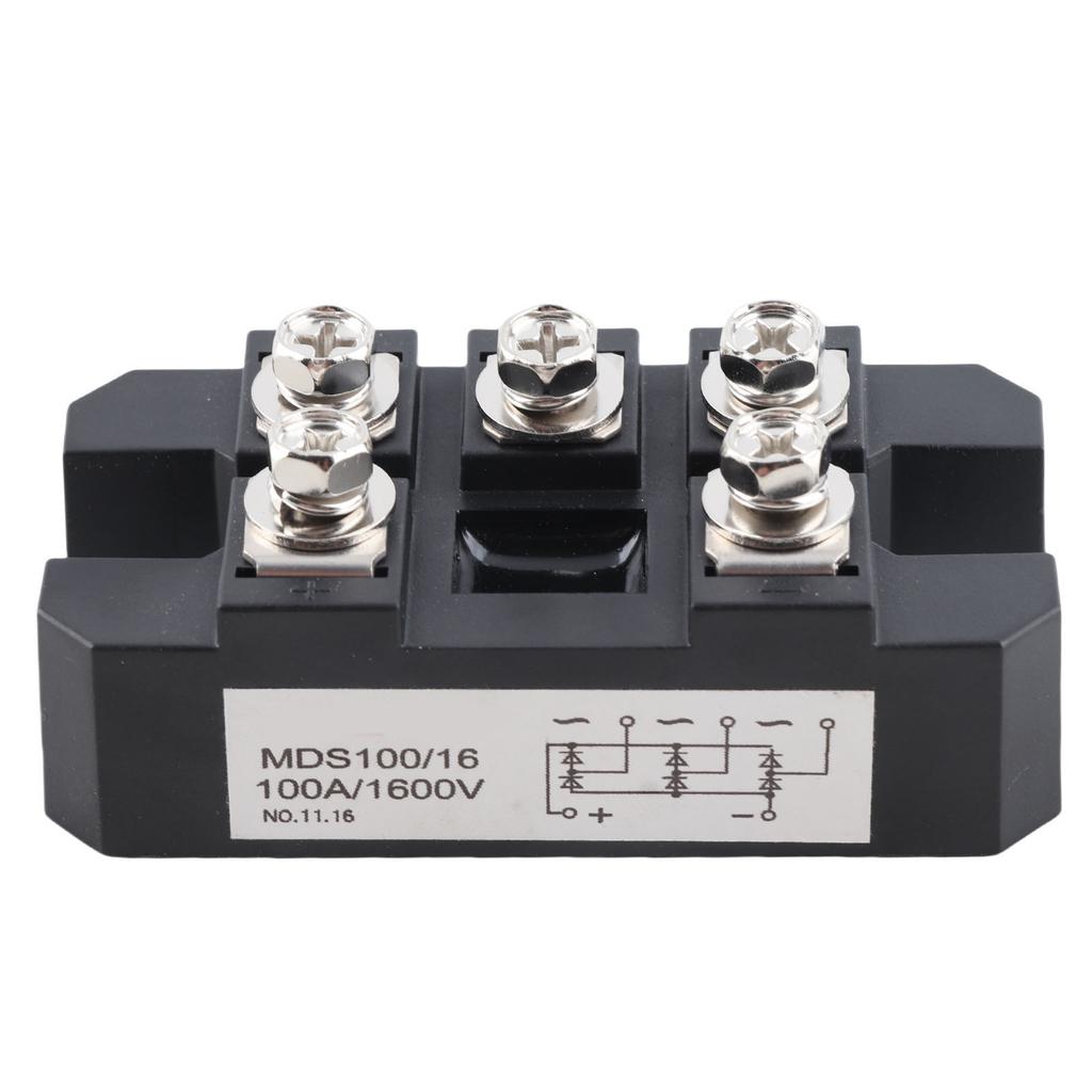 1pc MDS100A Black Three Phase Diode Bridge Rectifier 100A Amp High Power 1600V