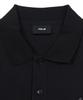 Emelbi Diamond Monogram Jacquard Collar T-Shirt Ny (Black)
