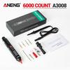 Multimeters 6000 Counts NCV with Backlight Flashlight Auto Data Hold for AC DC Voltage Resistance Electrician Tool ANENG A3008