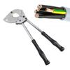 Ratcheting Cable Cutter 750MCM 400mm2 Dia65mm 2.6in Labor Saving Ratchet Wire Cutter Ratcheting Cable Cutting Tool