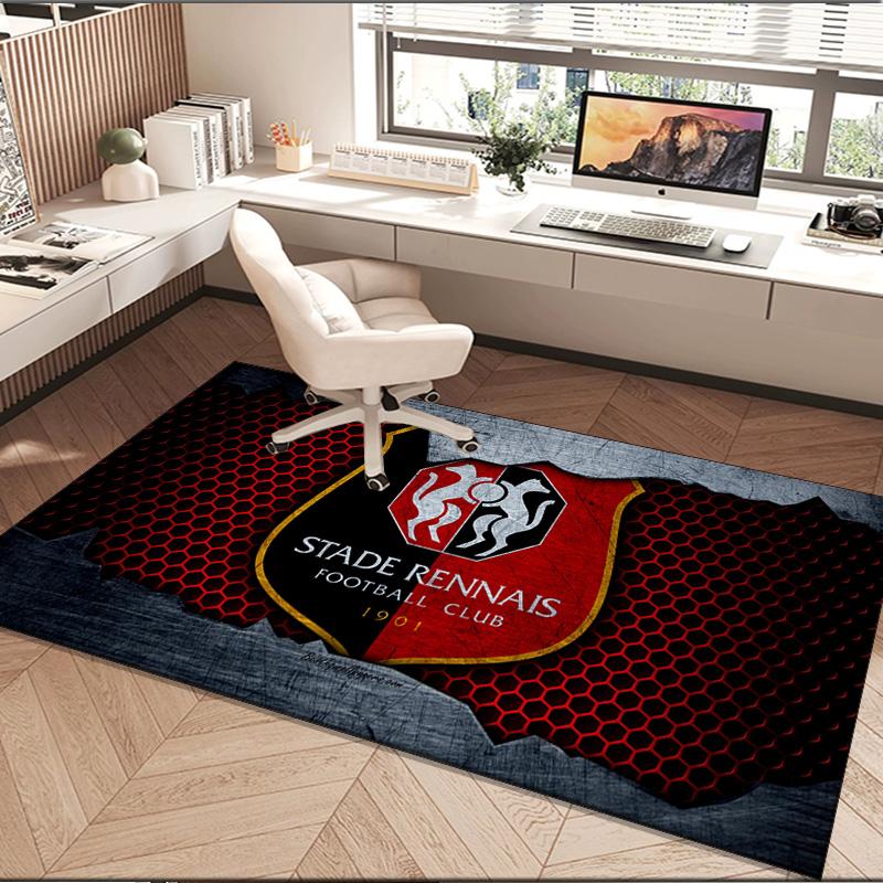 1PC rug Stade Fc Emblem Carpet, Chair Rug,Area Rug for Office Bedroom living rooms bedroom, Doormat decor Christmas fan gifts