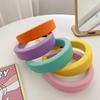 Candy Color Sponge Hairband Women Korean Celebrity Headband Wide-Brimmed Heightened Washing Face Girls Hair Accessories