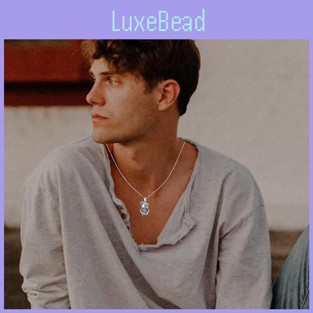 Snake Geometric Skull Necklace With Chain In Vintage Style For Fashion Gothic