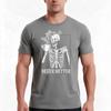 Never Better Skeleton TShirt Summer Casual Cotton Tee Oversized Streetwear Tops Vintage Graphic Print Unisex Unisex Women