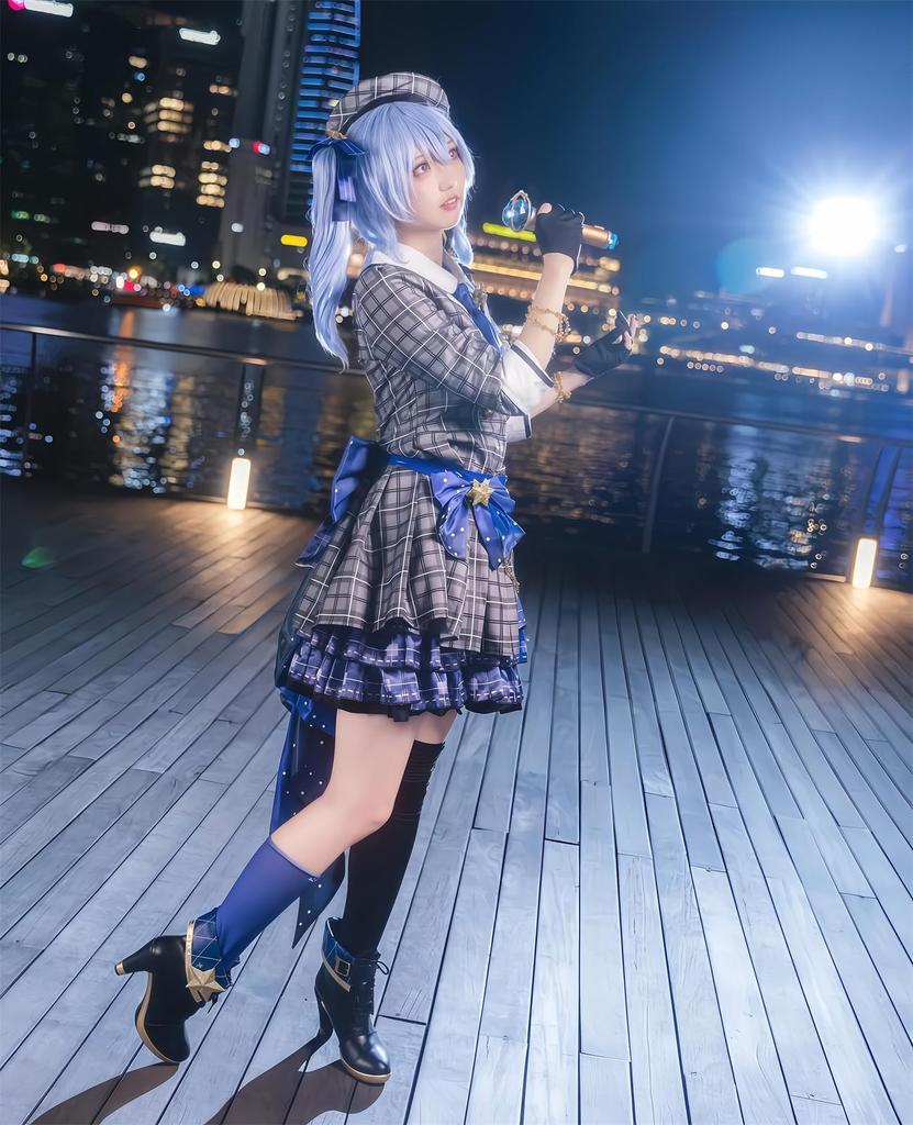 VTuber Cosplay Hoshimachi Suisei Cosplay Costume VTuber Cosplay Hoshimachi Suisei Cosplay Costume Virtual YouTuber VTuber Hololive [NOKIJP] Sui-chan