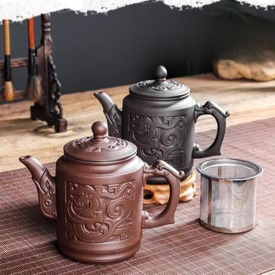 Kanne für Teesets, heißer Verkauf, violette Tontöpfe, Yixing-Tonkessel, Teekannenset, Samowar, orientalische marokkanische Teekanne und Tassenset, Gaiwan