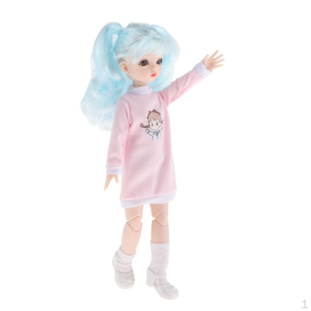1 / 6 16 Ball Joints Girl Doll with Clothes
