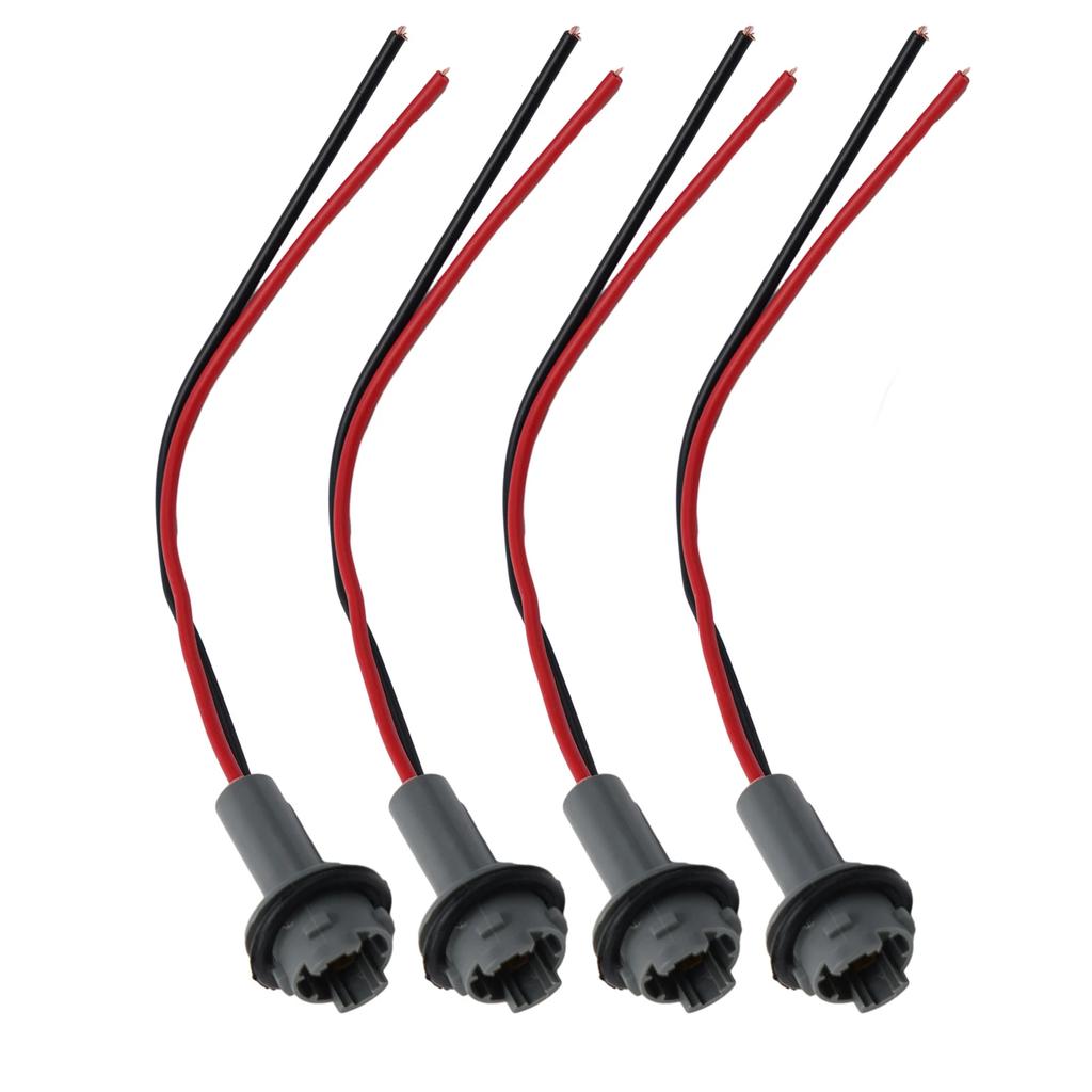 4pc Lampe Halter T15 Lampe Halter Stecker Buchse Birne Bündel Zopf Gummi Keil LED Für T15 Lampe Halter Auto zubehör