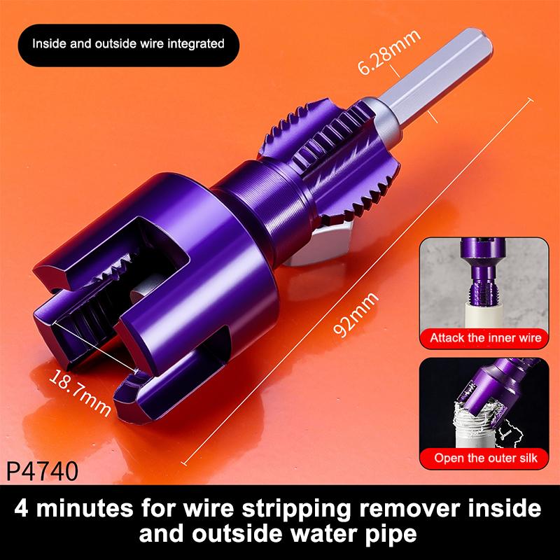 Universal 1/2 3/4 PPR PVC Pipe Threader, One Piece Internal and External Thread Die Tool