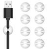 Desktop Cable Organizer: Samoprzylepny klips do organizacji przewodów i danych