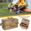 Ground Nail Tool Bag Large Capacity Portable Utensils Kit Box Heat-Insulating Waterproof Tool Storage Case for Outdoor Camping