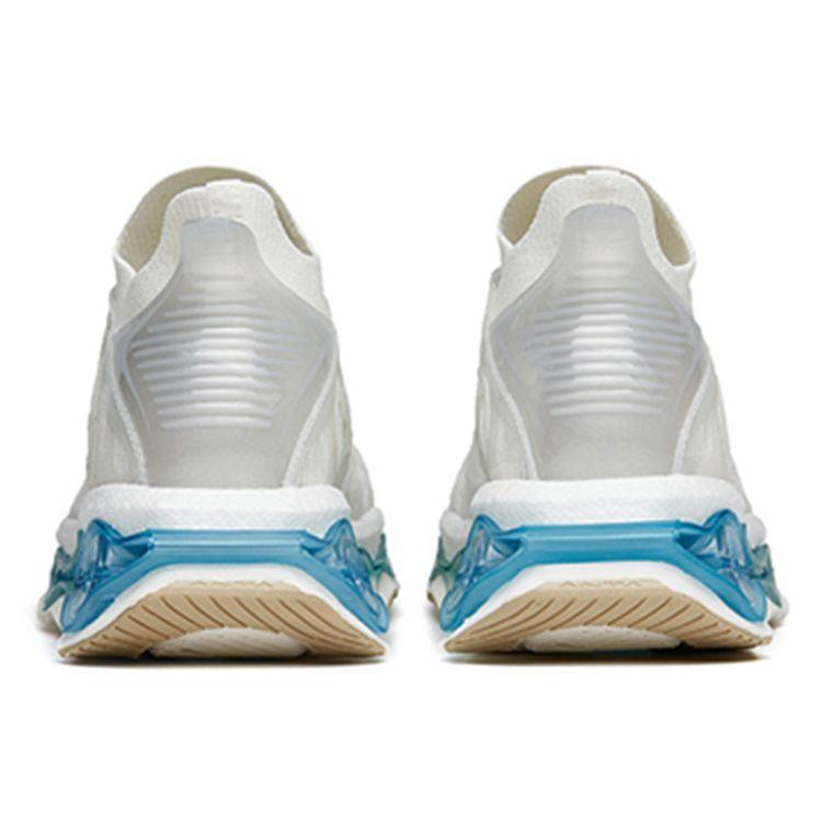 Anta Energy Ring Lightweight Cushioning Low-Top Running Shoes Men Sneakers Silver Green 112215559-3