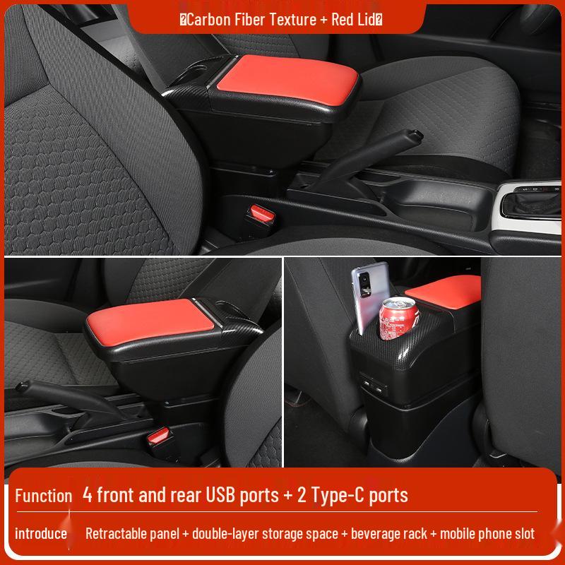 GAC Honda City Central Armrest Box: Interior Modification Accessory