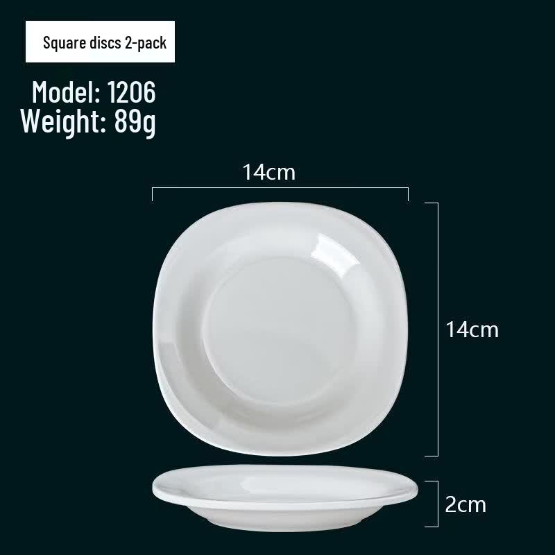 ZISIZ Melamine Shallow Serving Dish