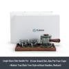 Nanshan Xiansheng Heat-Resistant Glass Kung Fu Tea Set with Side Handle