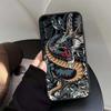 Fashion Dragon Illustration Phone Case For Motorola G85 Edge 50 G24 G35 G14 G04 40 G72 G34 G G54 G13 G32 5G Black
