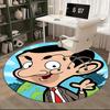 Mr. Bean, Chair mat Round Rug Office carpet,Non slip, Suitable for Living Rooms, Bedrooms Decor1205053a