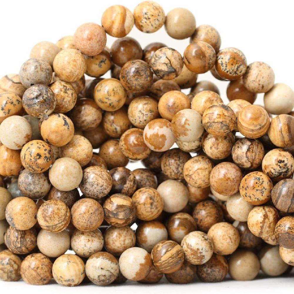 

Натуральный камень Яшма Пикассо 4/6/8/10/12 мм Красные Зеленые Бусины Нить 15 Гладкие Свободные Разделительные Бусины для Изготовления Ювелирных Изделий DIY Браслеты Аксессуары Dia 8mm