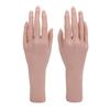 Realistický silikonový model ženské ruky model nehtů Hand Soft Flexibilní silikonový ženský manekýn ruka