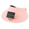 with Cooling Fan Empty Top Hat Solar/USB Charging Beach Sunshade Hat Fashion Sun Hat
