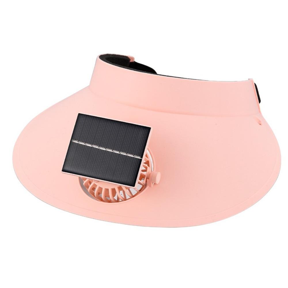 with Cooling Fan Empty Top Hat Solar/USB Charging Beach Sunshade Hat Fashion Sun Hat