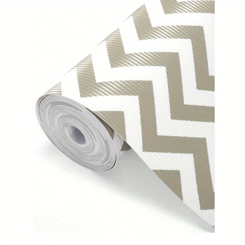 1 Roll Grey Thickened Shelf Liner for Kitchen Cabinets Non-Adhesive Drawer Liner Non-Slip Cupboard Liner Washable EVA Refrigerator