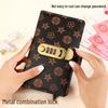 Cross-Border A6 Savings Book: Large Flower Lock, Cash Clip, Money Album with Large Capacity