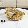 European Style Gold Metal Mirror Tray Home Multi-functional Storage Decoration Fruit Plate Glass Mirror Tray Home Decoration New