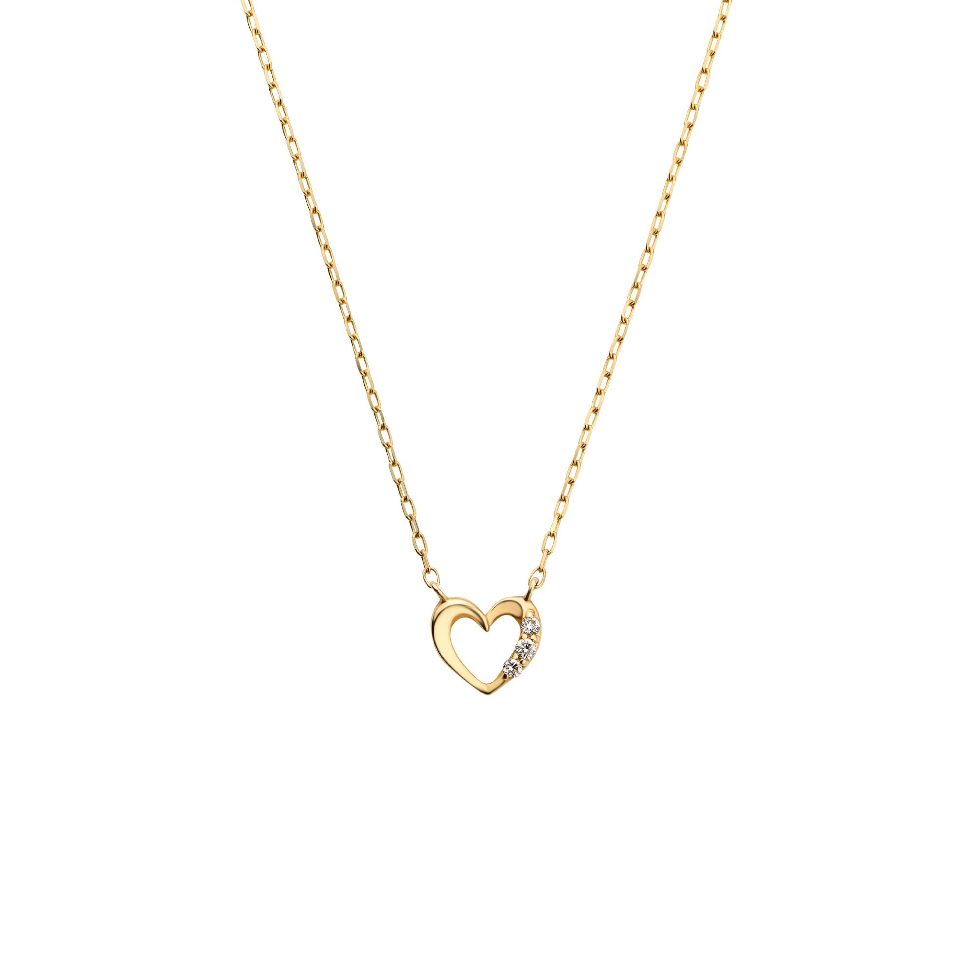

K10YG Diamond Necklace AJVN163740DI [Vendome Aoyama] [Official]
