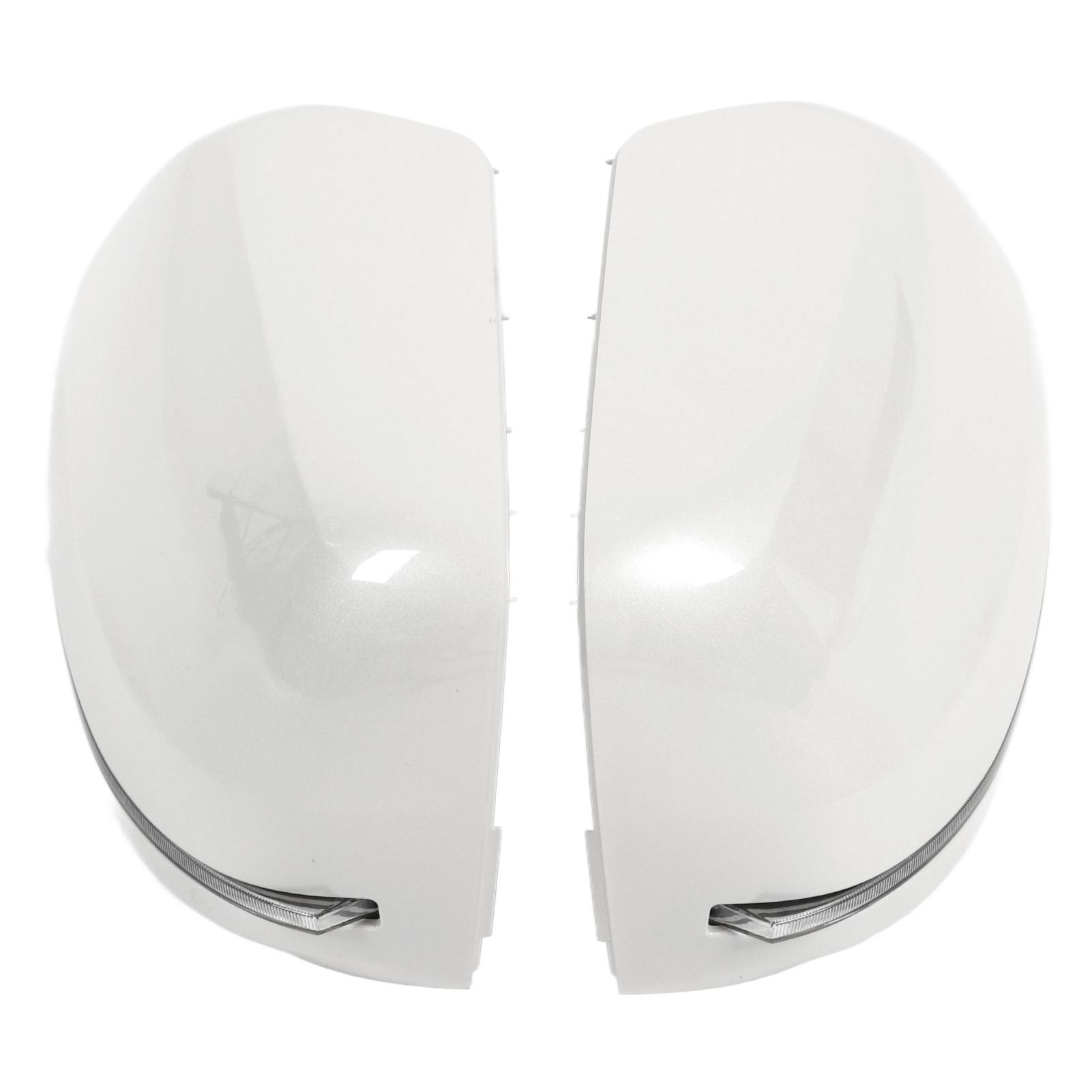 

2 шт. Замена крышки зеркала заднего вида автомобиля со светодиодным указателем поворота для 200 LC200 FJ200 2016‑2019