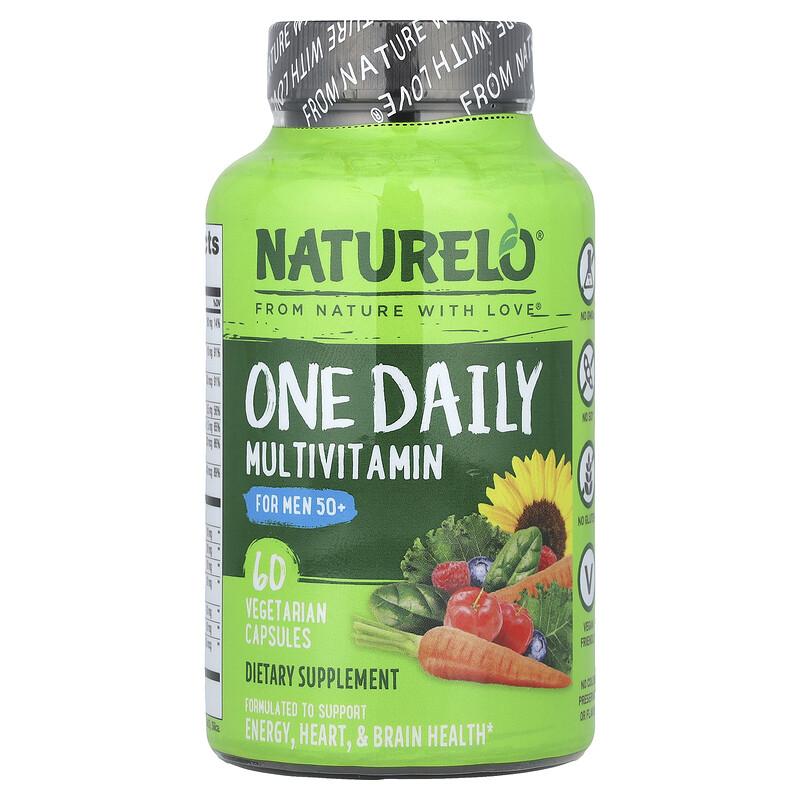 One Daily Multivitamin For Men 50+, 60 Vegetarian Capsules