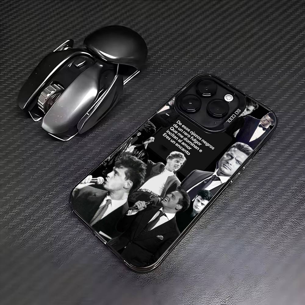 L-Luis M-Miguel Mexico Singer Colorful Silver Back Phone Case For IPhone 17 16 15 14 13 12 11 Plus Pro Max Plus