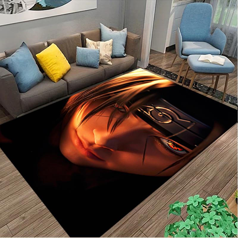 [1pc naruto Office Chair Carpet] Digital Printed Area Rug for Home & Game Room Use, Soft Indoor Sofa Chair Mat