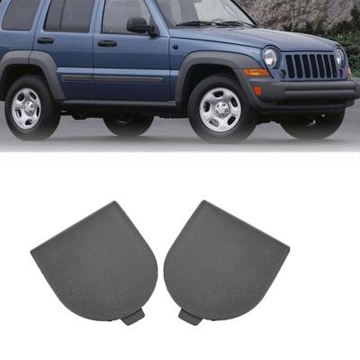 Dark Grey Car Seat Belt Anchor Cover Trim For Jeep Liberty 2009-2012 Fit Dodge Nitro 2010 2011 Accessories