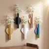 DIY Wall Mounted Vase Self Adhesive Wall Decoration Creative Flower Holder  Dining Room