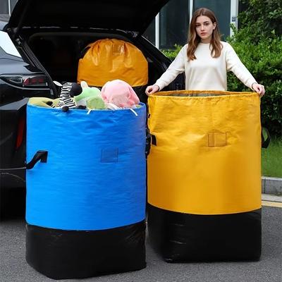 Large Capacity Heavy Duty Moving Bags Waterproof Wear-resistant Storage Organizer College Dorm Foldable Travel Storage Bag