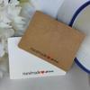 100pcs 8x6cm Bracelet Display Cards Handmade with Love Print Kraft Paper Card Hang Tags Cardboard Package for Jewelry