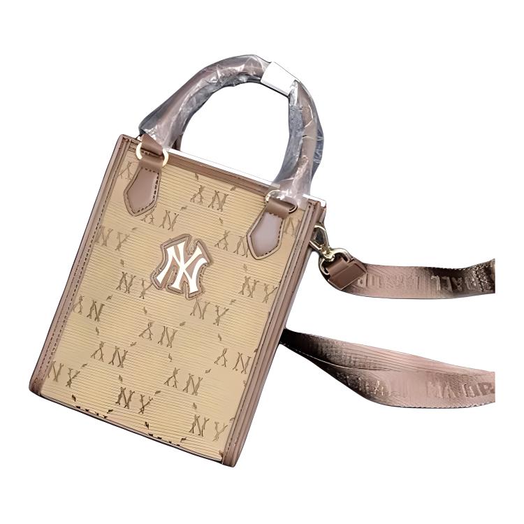 New MLB Polyester Shoulder Bag, Crossbody Bag, Handbag Regular Women's Brown 7ACRMDB4N-50BGS