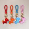 Cute Design Pony PU Keychain Cartoon Style Year Horse Mascot Horse PU Pendants  Year Of The Horse