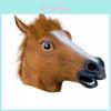 Halloween Unicorn Horse Head Mask Latex Costume For Scary Parties