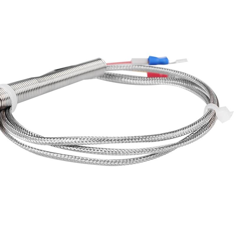 1300 °C Hochtemperatur-Sensor Gewinde PT3/8'' 10cm Edelstahlsonde K-Typ Thermoelementrohr Temperaturregler