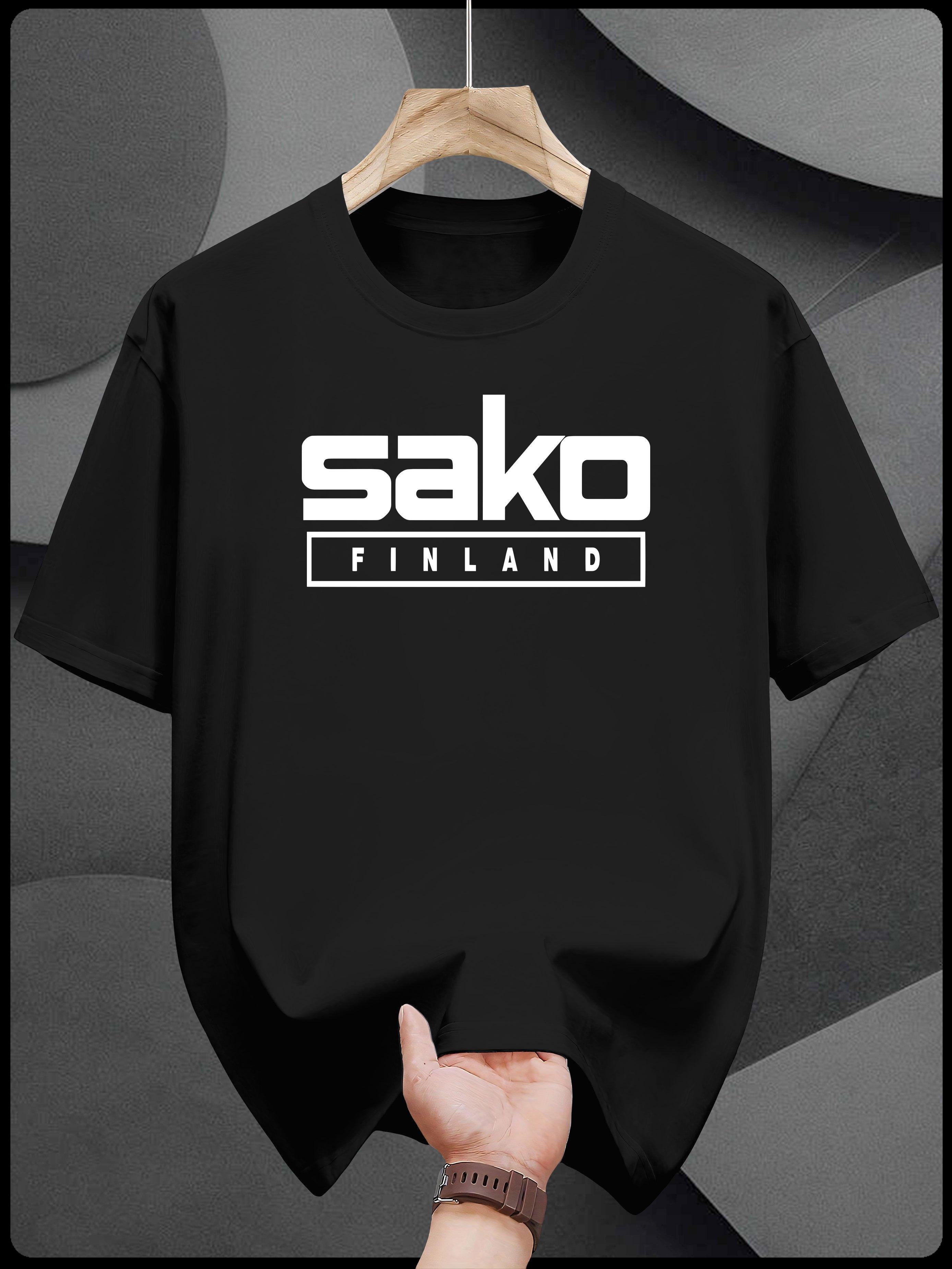Heavyweight Cotton T-shirt - Black Crew Neck Casual Everyday Tee for Summer S