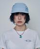 Lujeoseukeulleob Seersucker Scarf Bandana Cap Sky Blue