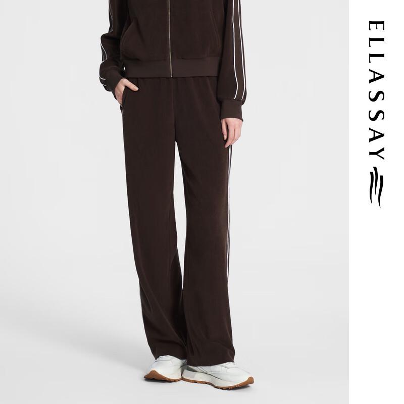 ELLASSAY Women s Fall High-Waist Straight-Leg Casual Pants L