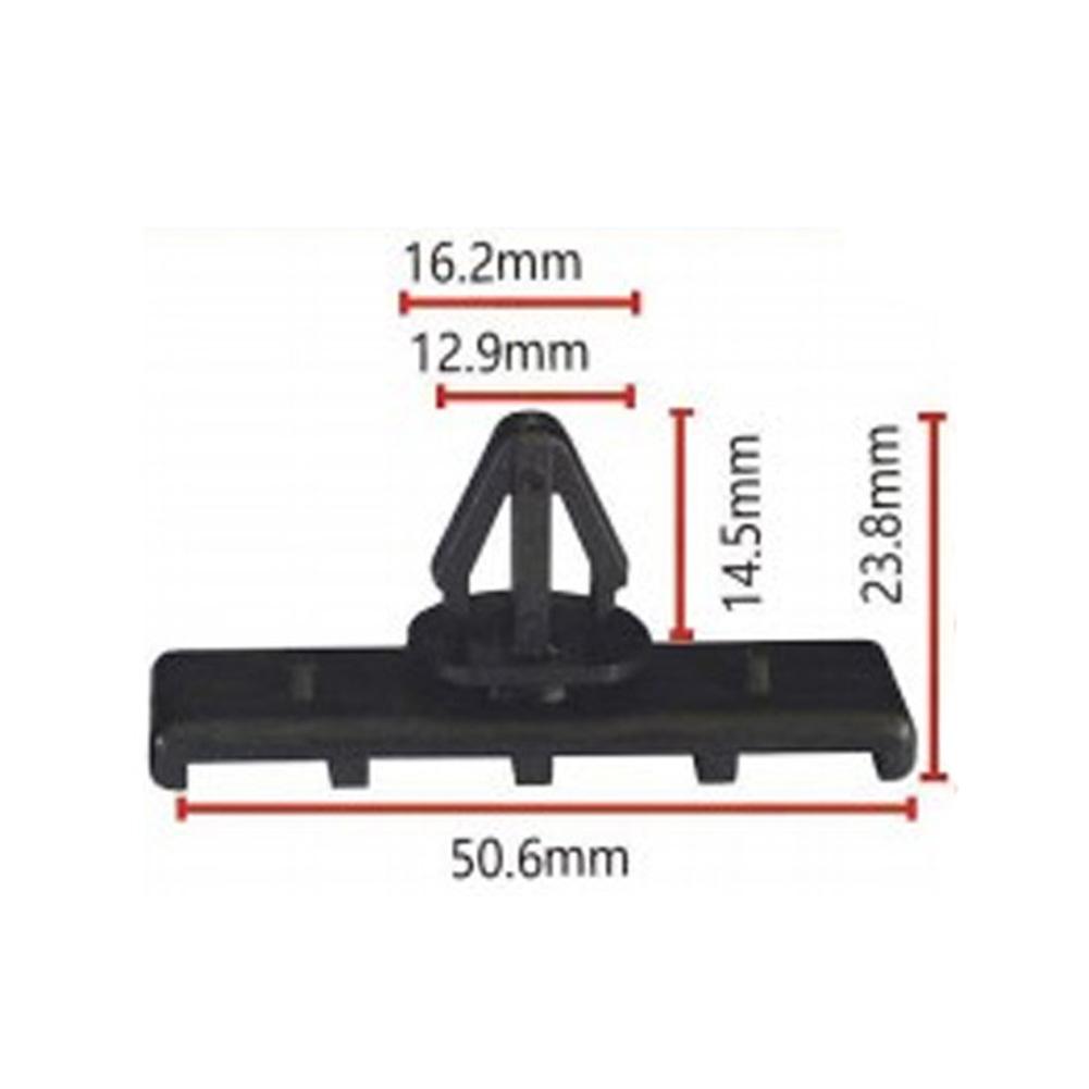 10Pcs Rocker Panel Ground Effects Moulding Clip F4ZZ-6310182-A, F4ZZ6310182A For Ford For Mustang 1995-On Car Wiring Harness Fix