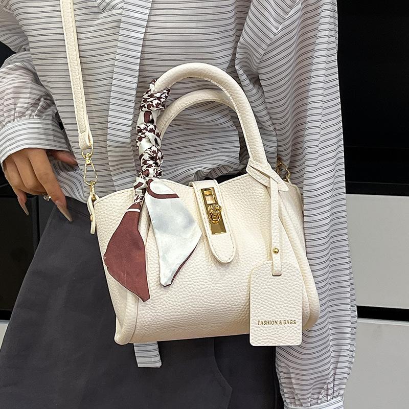 Mode exquisite Litschi-Muster Temperament tragbar Gemüsekorb Tasche weiblich ausländisch vielseitig hoher Sinn lässig Pendler Umhängetasche