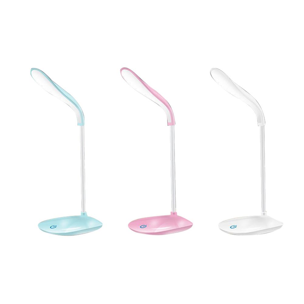 Biurko LED Lampa USB Ochrona oczu Lampy stołowe Dotykowe regulowane Sypialnia dziecięca Nocna składana sypialnia Lampki nocne do czytania