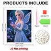 Disney Pearl Painting Frozen Elf Fairy Creative Art 5D Pearl Embroidery Cross Stitch Kit Handmade DIY Home and Room Decor Gift